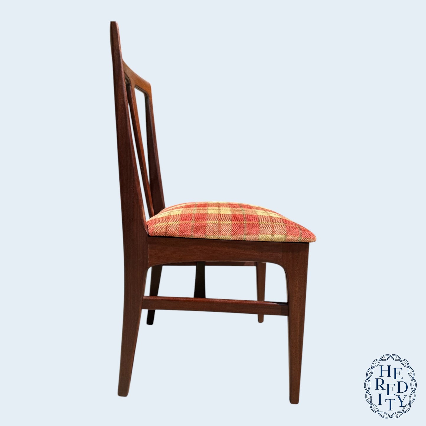 Set of Six British Mid-Century Afromosia Teak Volnay Dining Chairs by A. Younger LTD