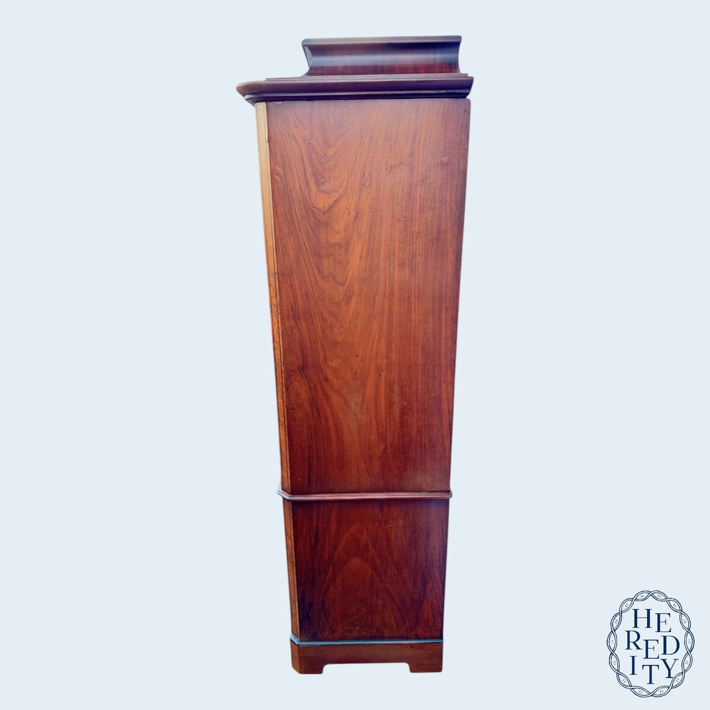 19th Century Danish Biedermeier Highboy (Semainier) Chest of Drawers